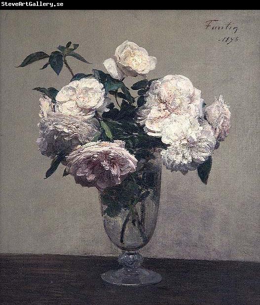 Henri Fantin-Latour Vase of Roses